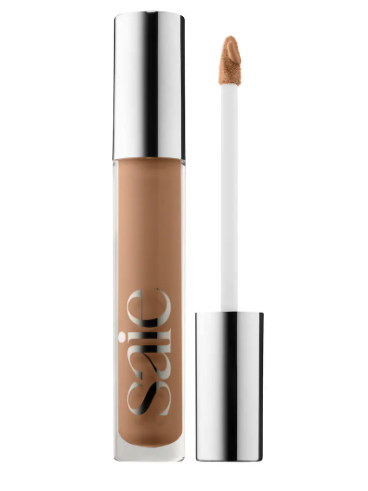 Saie Hydrabeam Concealer is one of the best non-toxic concealers for under-eye circles, brightening, and hydration.
